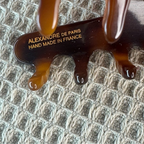 ALEXANDRE DE PARIS HAIR CLIP BROWN - Picture 5 of 5